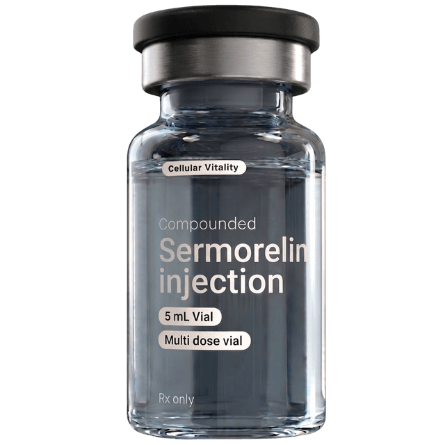 Compounded Sermorelin vial