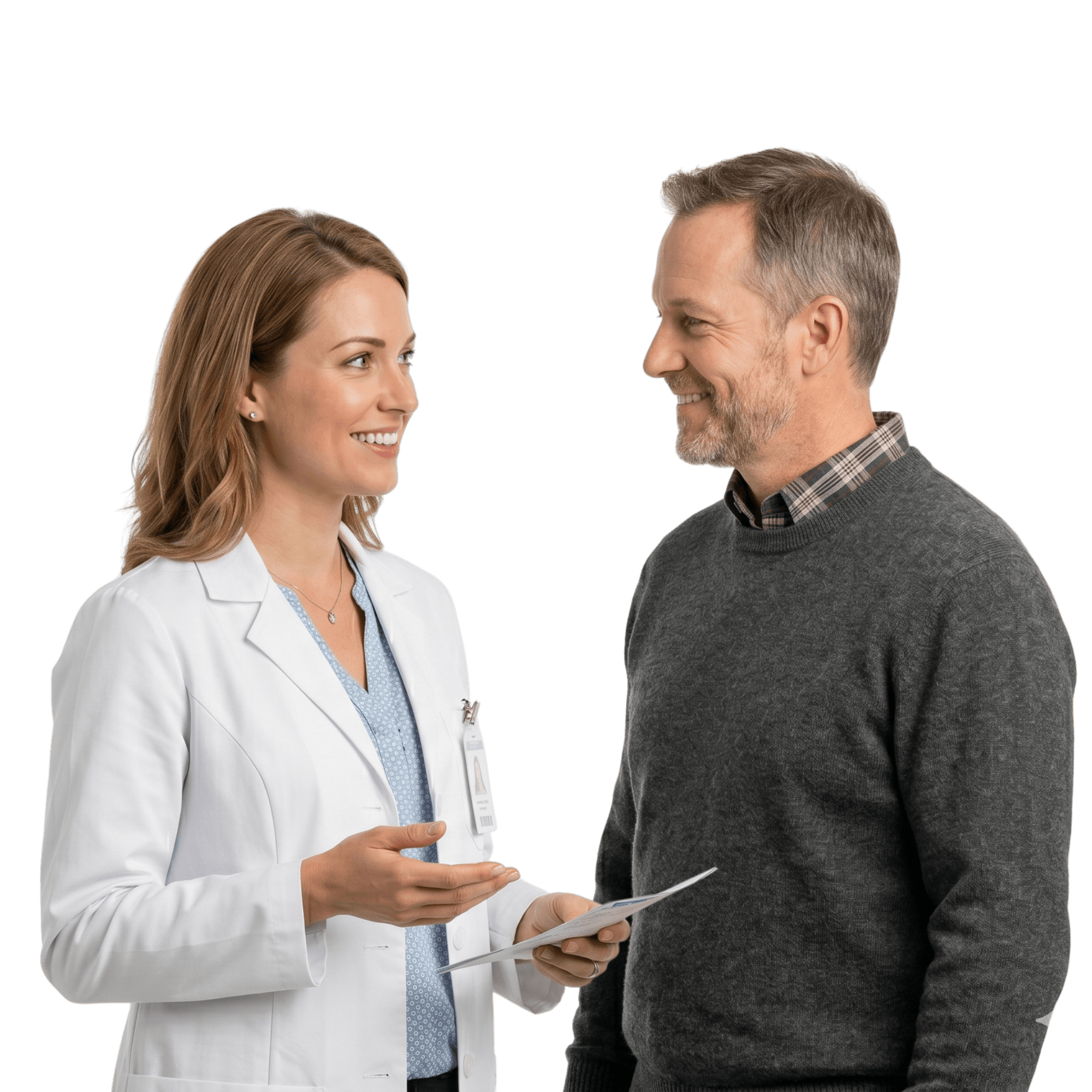 A RivenMD provider reviewing a care plan with a patient.