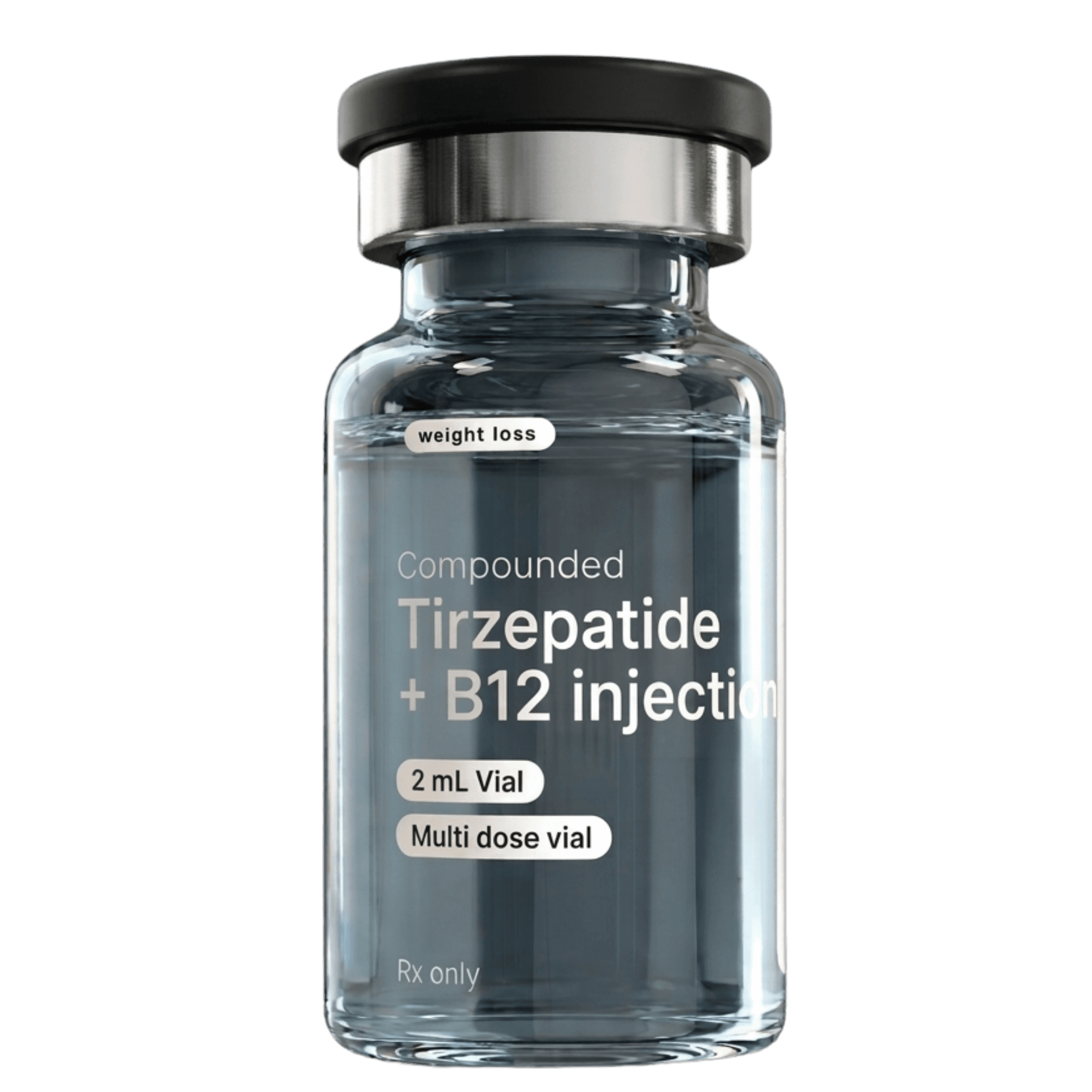 Compounded Tirzepatide with B12 vial